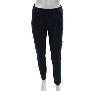 Picadilly Women Dress Pants Blue Pull On Polyester Spandex Size XS